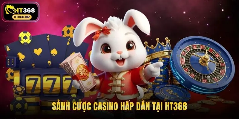 Sảnh cược casino hấp dẫn tại HT368